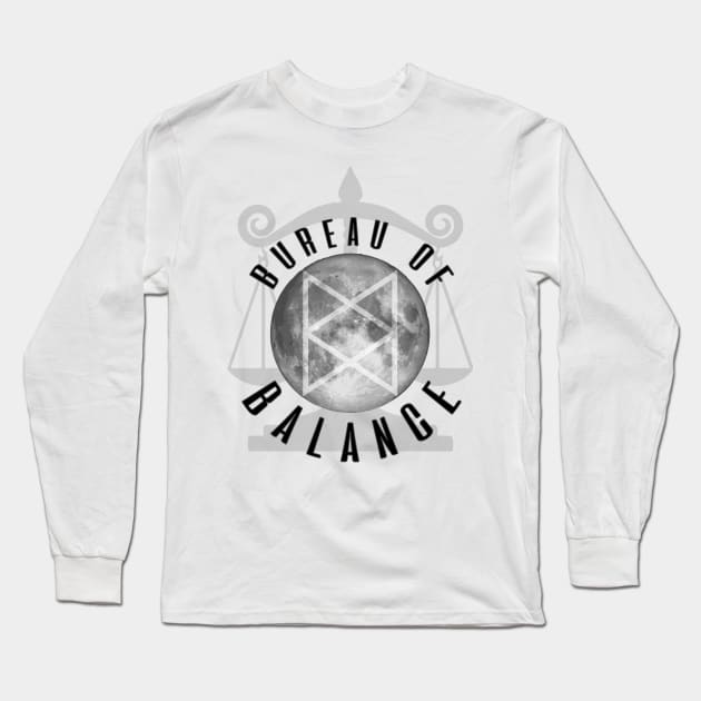 Bureau of Balance Long Sleeve T-Shirt by thighhighsenpai